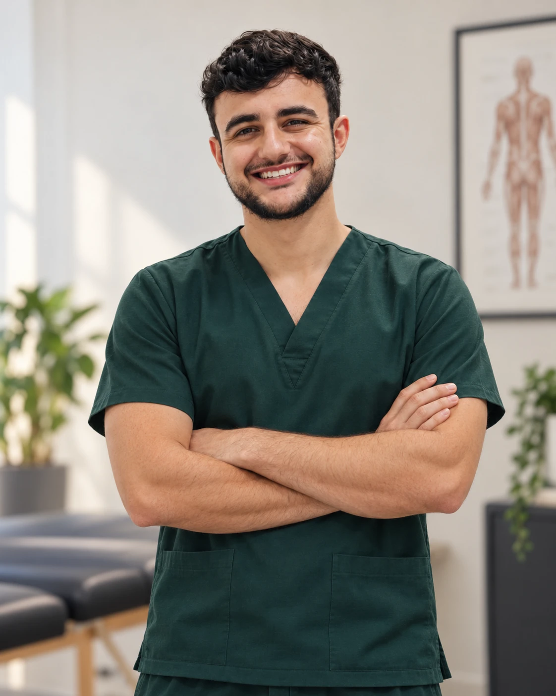Retrato de Matheus Carneiro, fisioterapeuta